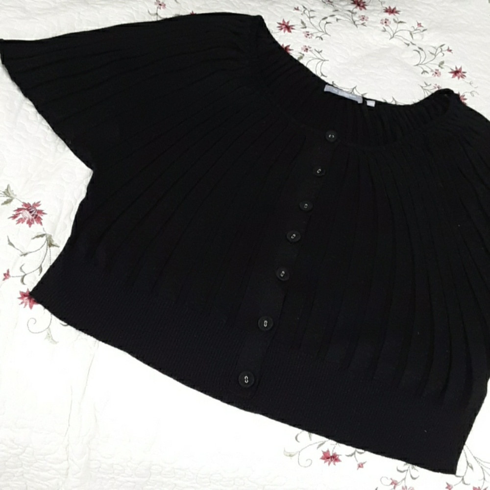NY Collection black sweater